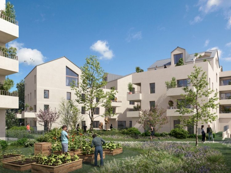 La résidence Essencia à Ormesson-sur-Marne, vitrine francilienne du dispositif Neoproprio : des appartements neufs, abordables et écoresponsables.