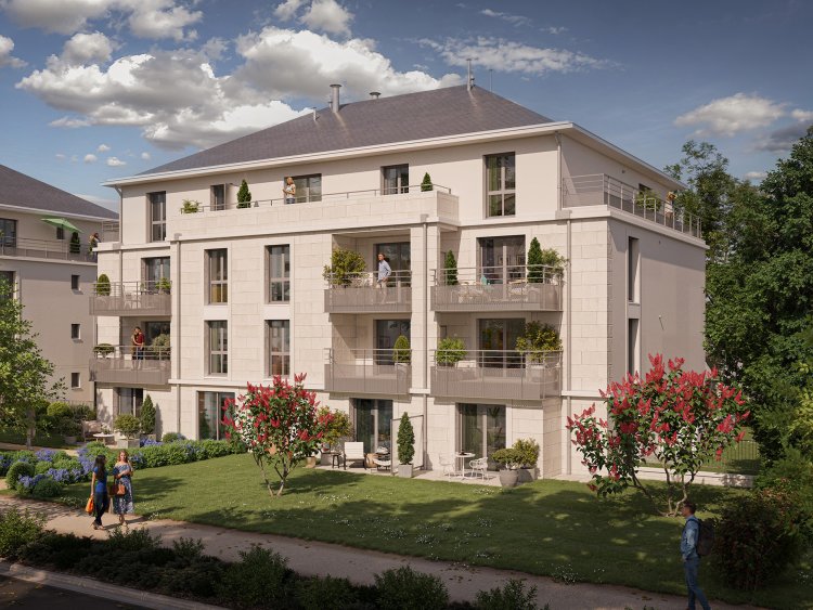 Saint-Cyr-sur-Loire accueille deux résidences neuves avec des lots en nue-propriété par CIM Promotion et Nexity, au cœur de la métropole tourangelle