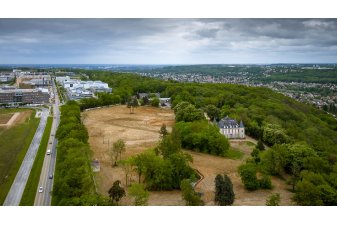 Le secteur Terrasse de la ZAC de Corbeville à Orsay, au cœur du campus urbain Paris Saclay va accueillir 270 premiers logements neufs. | EPA Paris-Saclay / Alticlic