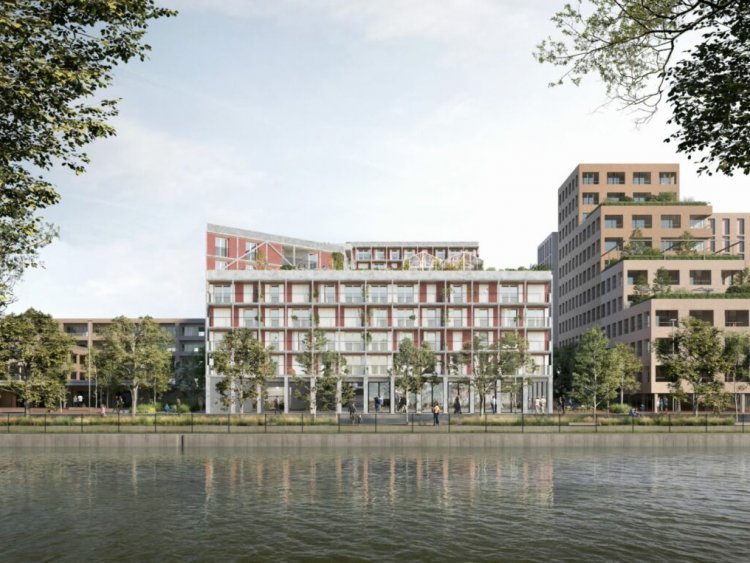 Les chantiers de 434 logements � Strasbourg Deux-Rives : mixit�, espaces partag�s et services pour r�inventer l�habitat au bord du bassin Vauban. | Coeur du Rhin / Strasbourg / Eiffage Immobilier