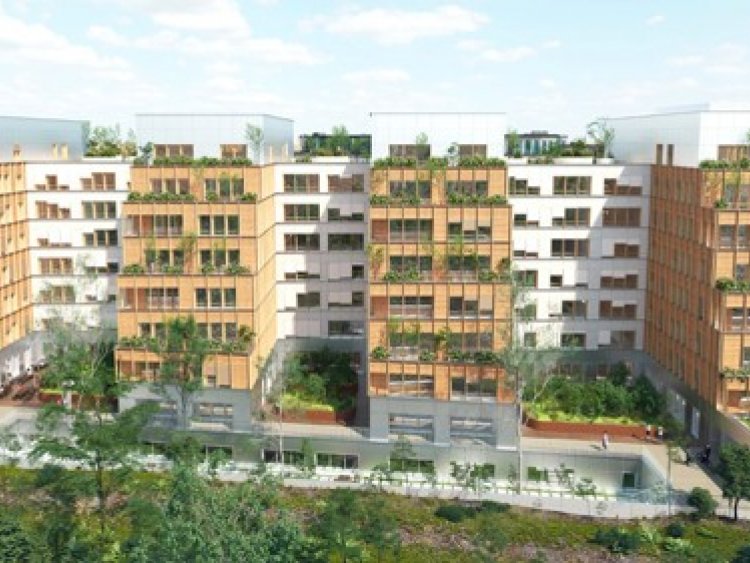A Champs-sur-Marne, Nexity transforme un ancien immeuble de bureaux de La Poste en 300 logements de coliving.