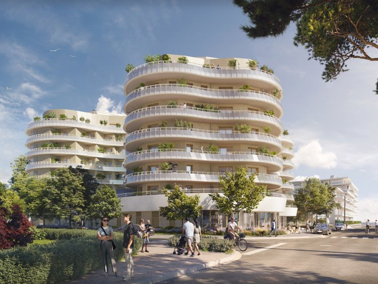 Le groupe Giboire débute la commercialisation d'un programme neuf d'exception à La Baule, 48 appartements neufs à 100 m de la plage. | Canopée / La Baule / Giboire
