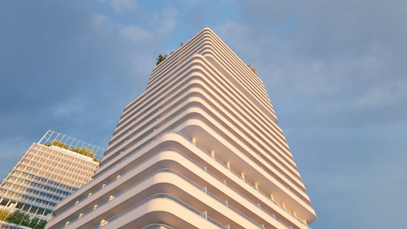 DIAPORAMA : Tour M99 sur les quais d'Arenc, un nouvel emblème architectural pour Marseille