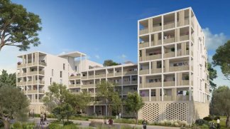 Programme neuf OPUS IMMO PRESENTE QUARTIER RESTANQUE LOGEMENTS BRS &agrave; Montpellier