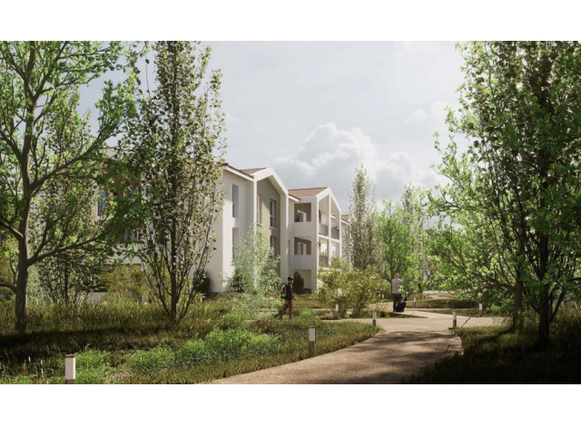 Programme immobilier neuf éco-habitat Tyrosse Quartier Maysouot à Saint-Vincent-de-Tyrosse