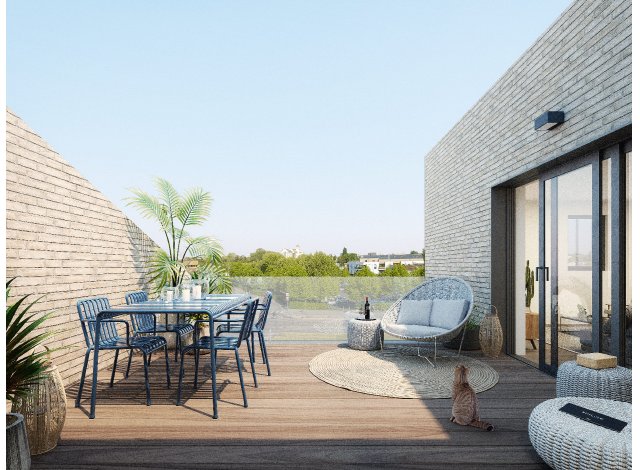 Programme immobilier neuf éco-habitat Bricklane à Bordeaux