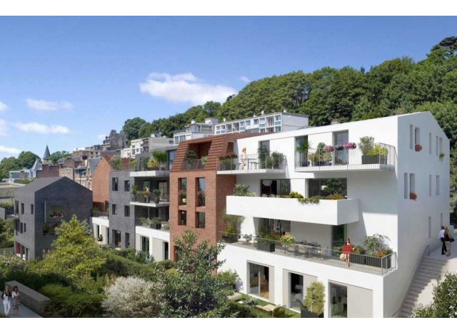 Programme immobilier neuf éco-habitat Coty - Flaubert à Le Havre