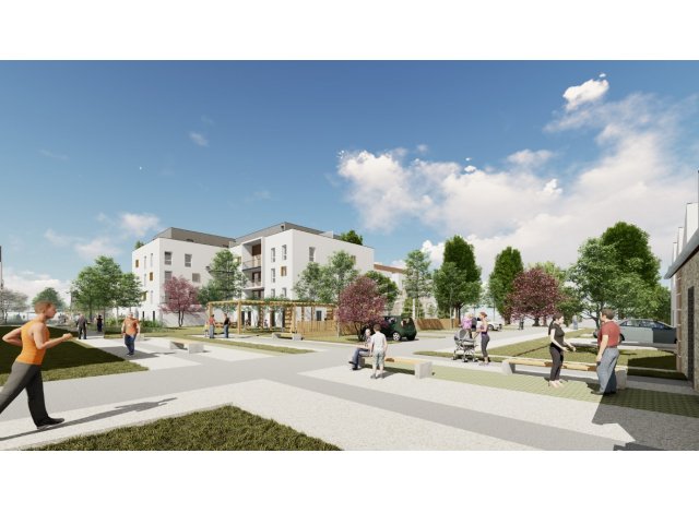 Investissement locatif en Seine-Maritime 76 : programme immobilier neuf pour investir Mt St Aignan Plateau à Mont-Saint-Aignan