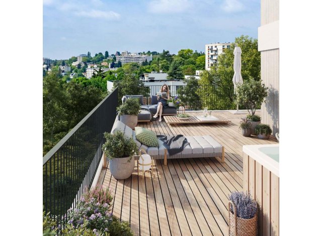 Investissement locatif dans les Yvelines 78 : programme immobilier neuf pour investir Saint Germain en Laye Centre  Saint-Germain-en-Laye