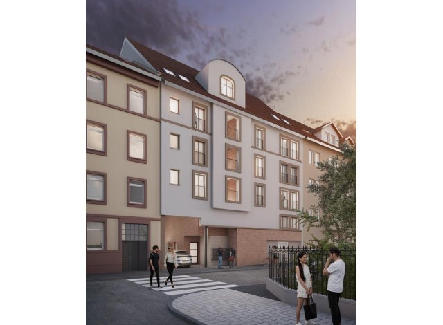 Programme immobilier neuf éco-habitat Gard'n à Strasbourg