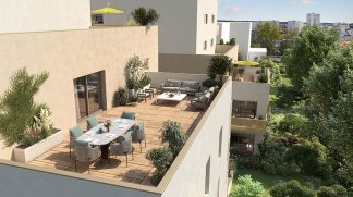 Eco habitat programme Les Jardins d'Elsa Vaulx-en-Velin