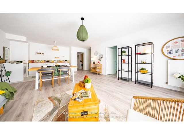 Immobilier neuf éco-habitat Solstices à Dijon