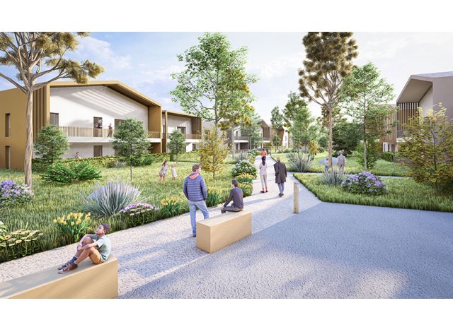 Appartements et maisons neuves �co-habitat R&eacute;sidence Jean Bouin � Saint-Priest