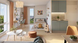 Eco habitat programme My Campus Anjou Tr&eacute;laz&eacute;