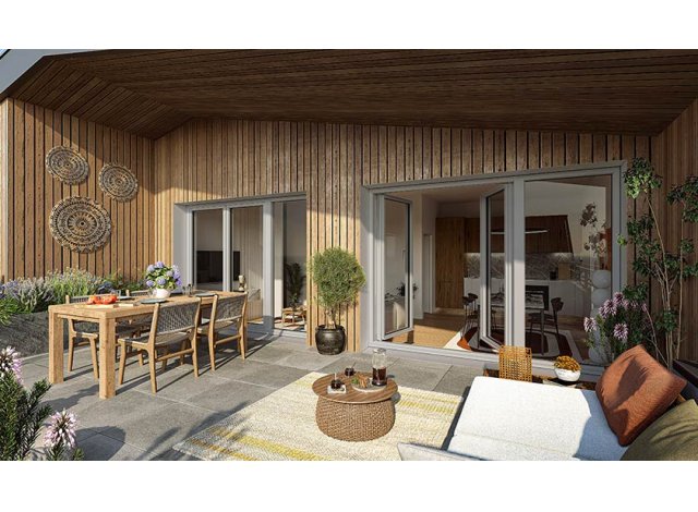 Programme immobilier neuf �co-habitat Carr&eacute; M&eacute;lusine � Niort