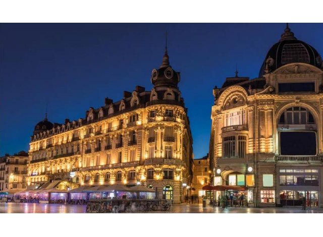 Programme immobilier neuf �co-habitat Avenue des pr&egrave;s d'Ar&egrave;nes � Montpellier