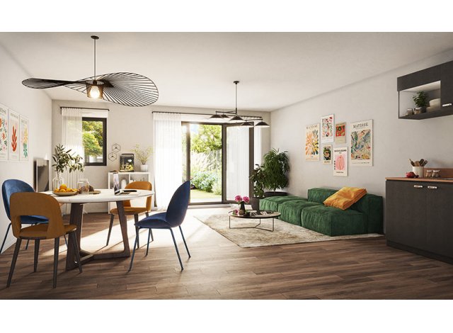 Programme immobilier neuf �co-habitat Voltige - Bail R&eacute;el et Solidaire � Sartrouville