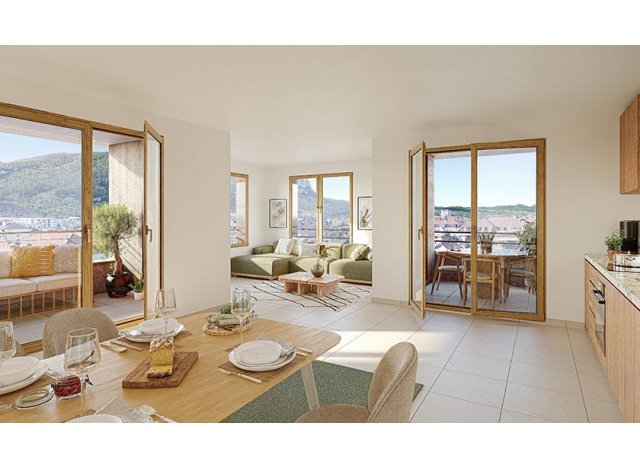 Programme immobilier neuf �co-habitat Icone � Ambilly