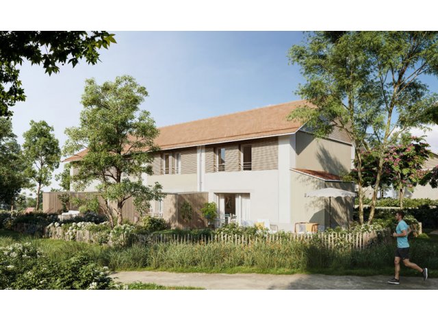 Programme immobilier neuf �co-habitat Les Belles Rives � V&eacute;retz