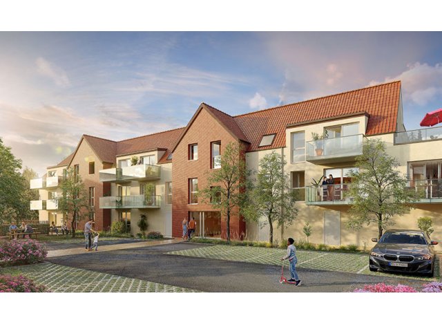 Programme immobilier neuf éco-habitat Residence Gaston Baratte à Villeneuve-d'Ascq