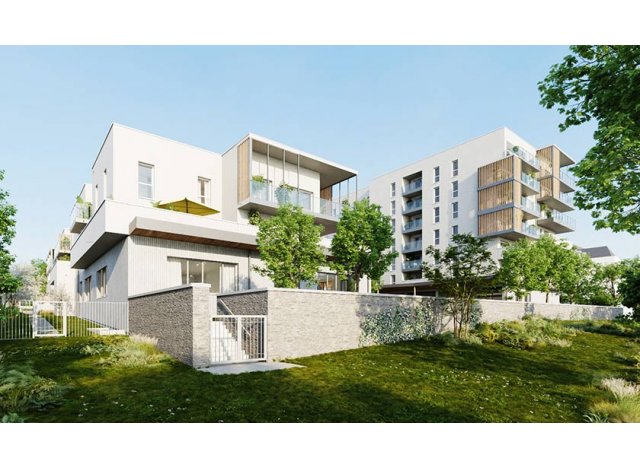 Programme immobilier neuf �co-habitat Les Terrasses de l'Adoration � Rennes
