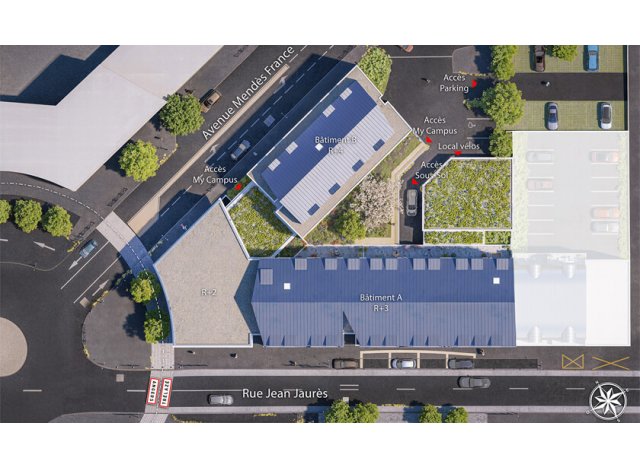 Trélazé programme neuf  My Campus Anjou Renouveau