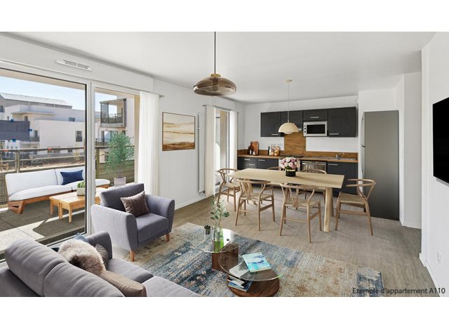 Programme immobilier neuf �co-habitat Patio Kipolis � Tours