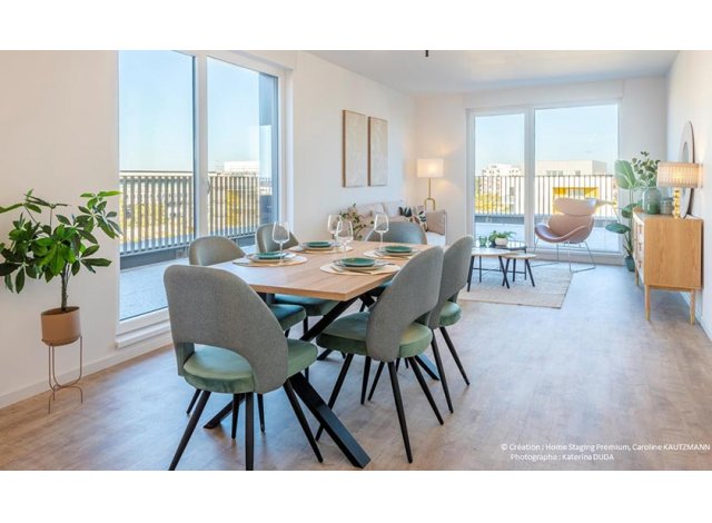 Programme immobilier neuf éco-habitat Les Promenades Gutenberg à Schiltigheim