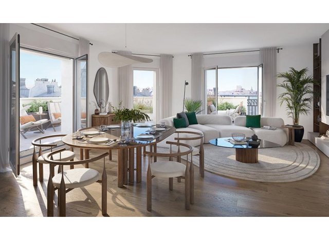 Programme immobilier neuf �co-habitat Signature Levallois � Levallois-Perret