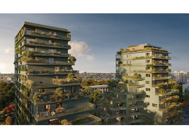 Programme immobilier neuf �co-habitat Arche Vive � Asni&egrave;res-sur-Seine