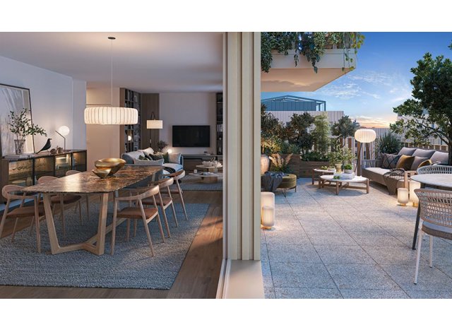 Programme immobilier neuf �co-habitat R&eacute;sidence du Chardonneret � Orly