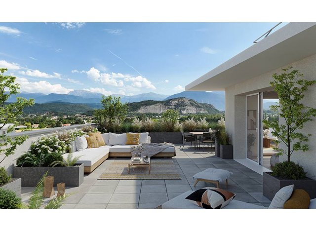 Programme immobilier neuf �co-habitat Effet Vercors � Claix