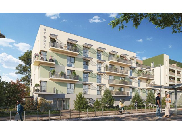 Programme immobilier neuf éco-habitat My Work Orléans Clos du Hameau à Saint-Jean-de-Braye
