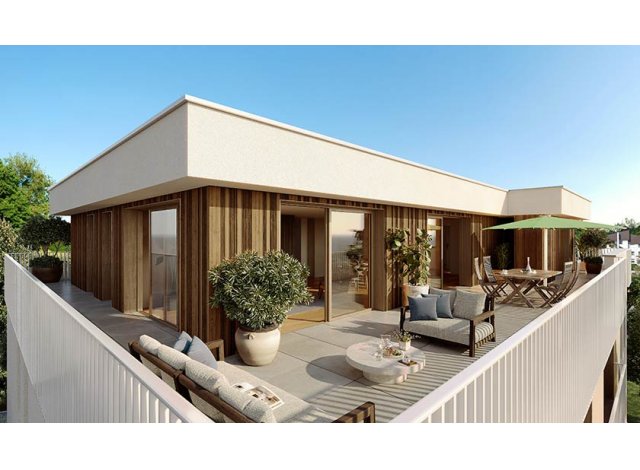 Programme immobilier neuf éco-habitat Les Camarines à Annecy