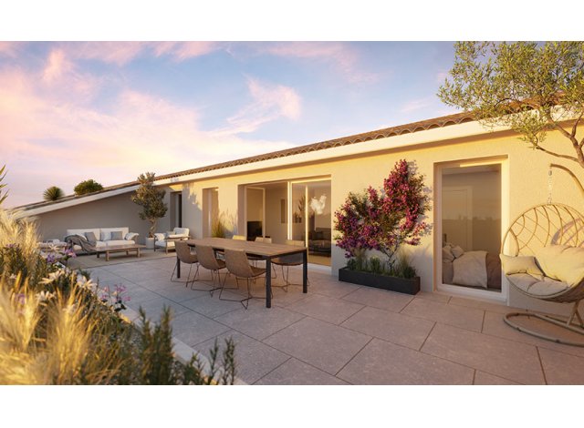 Programme immobilier neuf �co-habitat Les Embruns � Valras-Plage