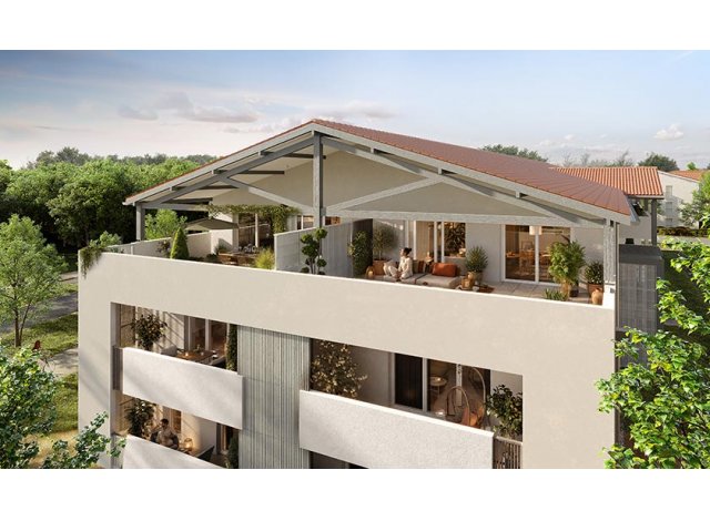 Logement neuf Saint-Vincent-de-Tyrosse : Canopée 2 - Bâtiment e
