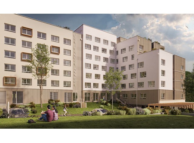 Programme immobilier neuf éco-habitat Campus Latitude à Lorient