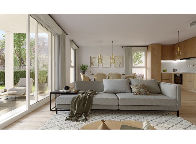 Programme immobilier neuf �co-habitat Alchimie � C&eacute;bazat