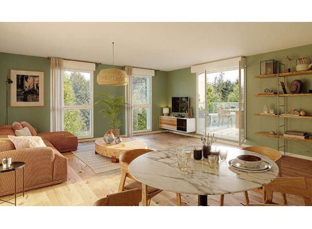 Appartements et maisons neuves �co-habitat Residence Gaston Baratte � Villeneuve-d'Ascq