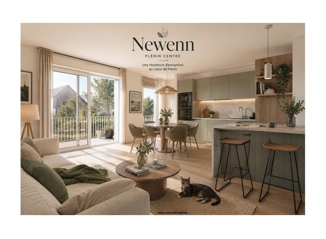 Programme immobilier neuf �co-habitat Newenn � Pl&eacute;rin