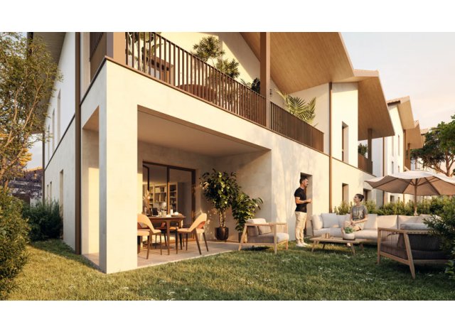 Programme immobilier neuf �co-habitat Les All&eacute;es de Capeyron � M&eacute;rignac