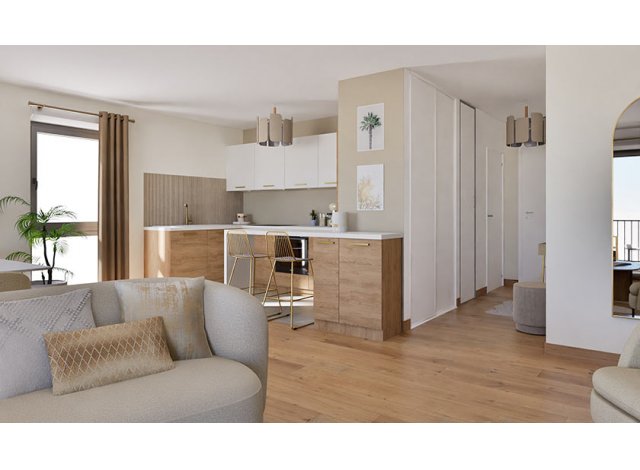 Programme immobilier neuf �co-habitat L'Archipel 3f - 1 � Saint-Louis