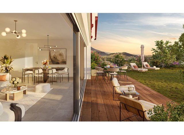 Maisons neuves �co-habitat Domaine Harriaga � Espelette