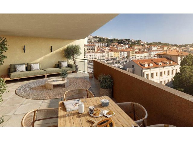 Programme immobilier neuf éco-habitat Port Castellane à Port-Vendres