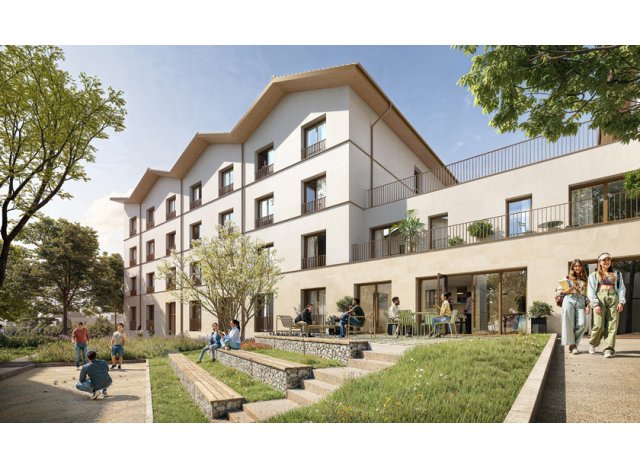 Programme immobilier neuf �co-habitat My Work Bordeaux M&eacute;rignac � M&eacute;rignac