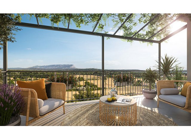 Programme immobilier neuf éco-habitat 16 Levant à Aix-en-Provence