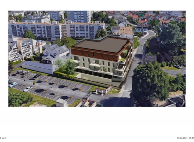 Investissement locatif dans le Loiret 45 : programme immobilier neuf pour investir Saint-Jean-le-Blanc C1 à Saint-Jean-le-Blanc