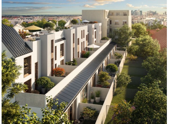 Investissement locatif dans les Hauts de Seine 92 : programme immobilier neuf pour investir Asnières-sur-Seine C2  Asnières-sur-Seine