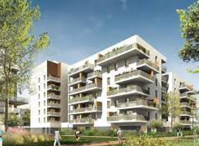 Programme immobilier neuf éco-habitat Les Jardins Lyon 8 à Lyon 8ème