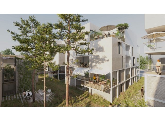 Programme immobilier neuf éco-habitat Pessac Apparthotel à Pessac